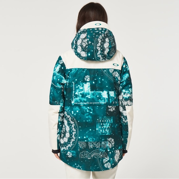 NWT Oakley Snowboard and Ski TC AURORA RC Insulated Paisley Jacket - Picture 3 of 13